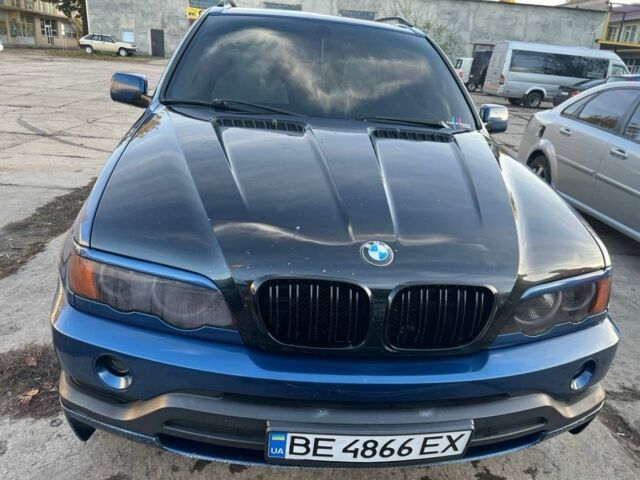 Синій БМВ Х5, об'ємом двигуна 4.4 л та пробігом 400 тис. км за 6800 $, фото 1 на Automoto.ua