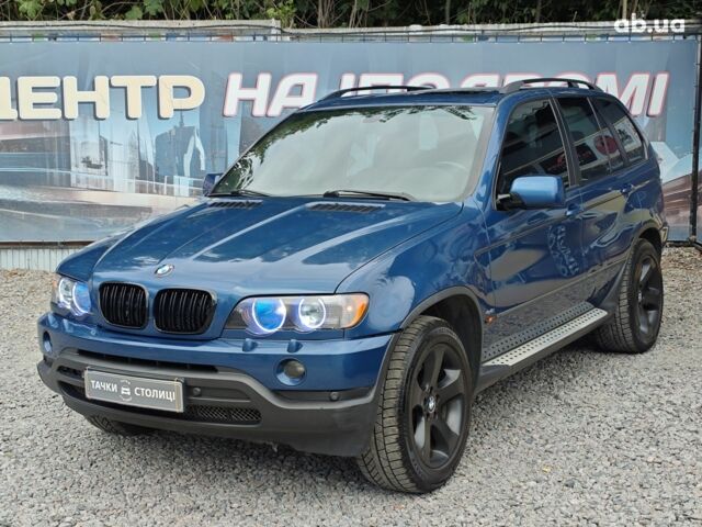 Синий БМВ Х5, объемом двигателя 4.4 л и пробегом 383 тыс. км за 7500 $, фото 1 на Automoto.ua