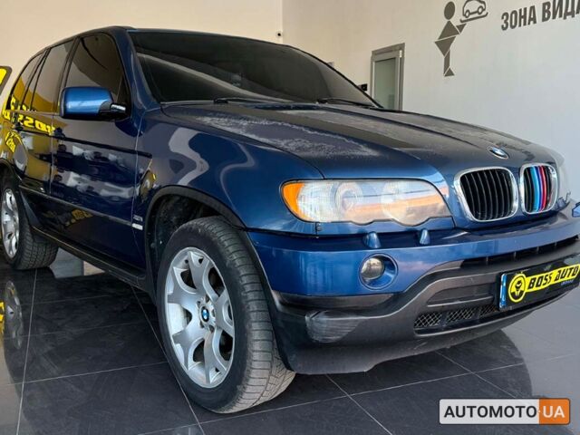 Синий БМВ Х5, объемом двигателя 3 л и пробегом 300 тыс. км за 8500 $, фото 1 на Automoto.ua