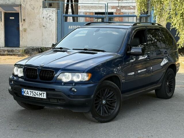 Синий БМВ Х5, объемом двигателя 2.9 л и пробегом 420 тыс. км за 6000 $, фото 1 на Automoto.ua