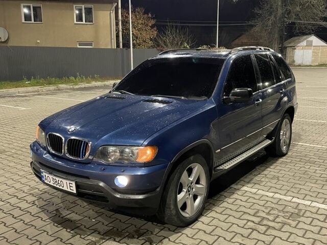Синий БМВ Х5, объемом двигателя 2.9 л и пробегом 300 тыс. км за 6800 $, фото 1 на Automoto.ua