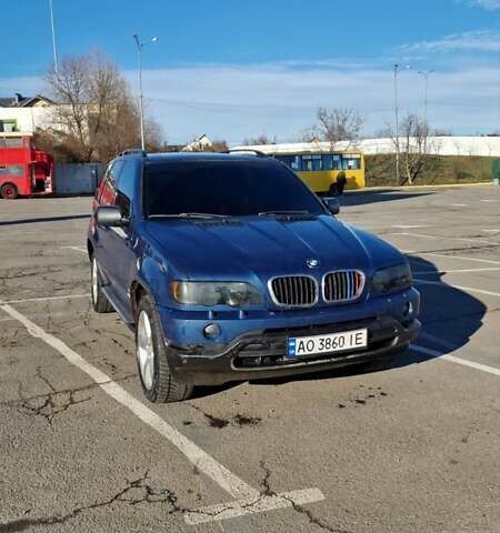 Синій БМВ Х5, об'ємом двигуна 3 л та пробігом 300 тис. км за 6950 $, фото 1 на Automoto.ua