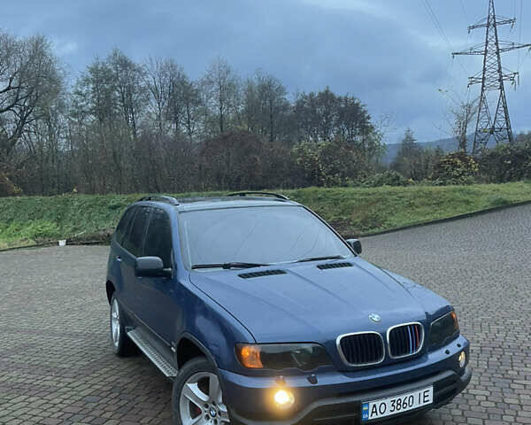 Синій БМВ Х5, об'ємом двигуна 3 л та пробігом 300 тис. км за 6500 $, фото 1 на Automoto.ua