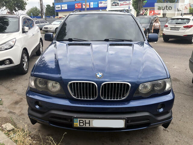 Синій БМВ Х5, об'ємом двигуна 4.4 л та пробігом 300 тис. км за 10000 $, фото 1 на Automoto.ua