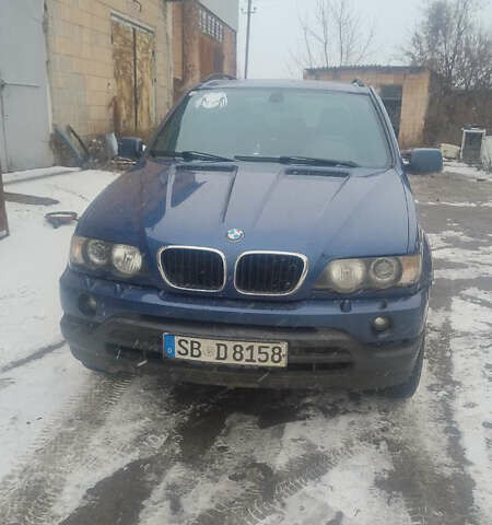Синий БМВ Х5, объемом двигателя 3.22 л и пробегом 400 тыс. км за 3000 $, фото 1 на Automoto.ua