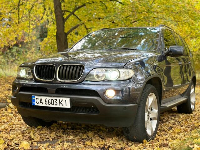 Синий БМВ Х5, объемом двигателя 3 л и пробегом 340 тыс. км за 9500 $, фото 1 на Automoto.ua