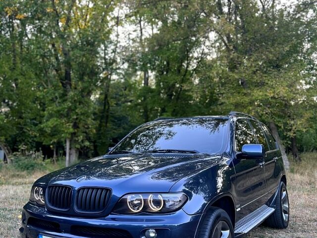 Синій БМВ Х5, об'ємом двигуна 3 л та пробігом 304 тис. км за 11950 $, фото 1 на Automoto.ua