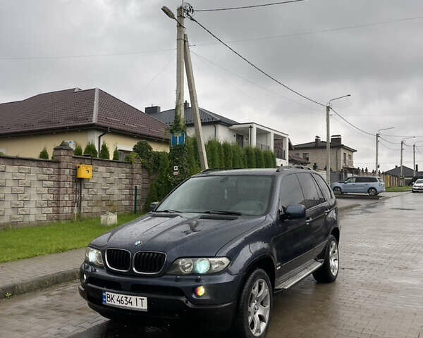 Синий БМВ Х5, объемом двигателя 3 л и пробегом 380 тыс. км за 9500 $, фото 1 на Automoto.ua