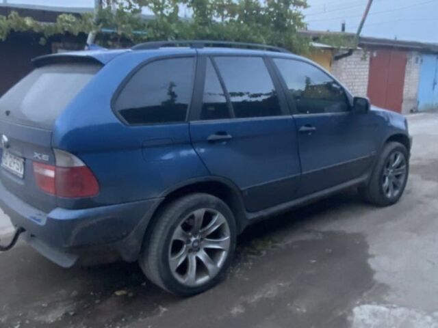 Синій БМВ Х5, об'ємом двигуна 3 л та пробігом 260 тис. км за 4800 $, фото 1 на Automoto.ua