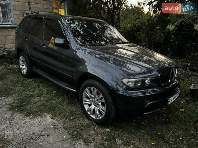 Синий БМВ Х5, объемом двигателя 2.99 л и пробегом 320 тыс. км за 11900 $, фото 1 на Automoto.ua