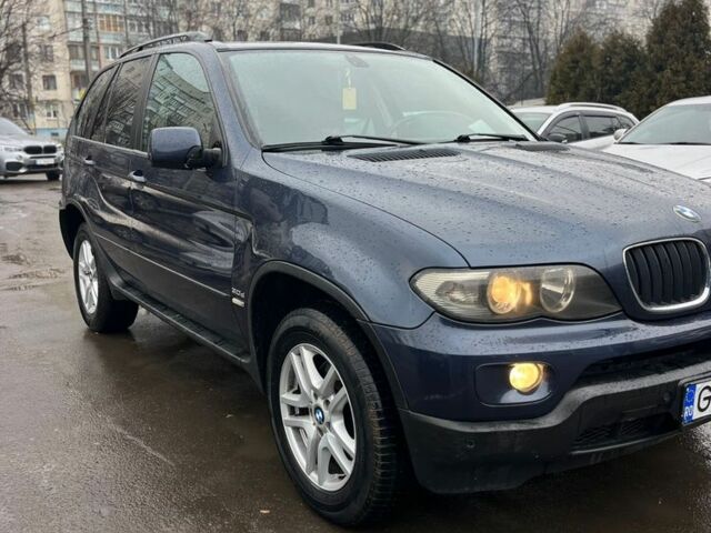 Синий БМВ Х5, объемом двигателя 3 л и пробегом 3 тыс. км за 5500 $, фото 1 на Automoto.ua