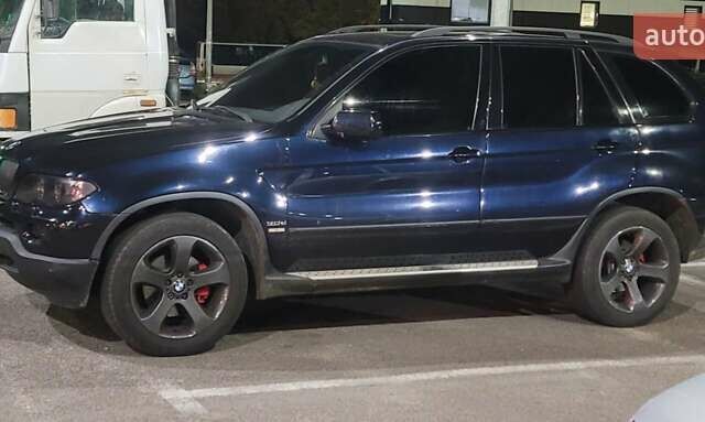 Синій БМВ Х5, об'ємом двигуна 2.99 л та пробігом 505 тис. км за 12000 $, фото 1 на Automoto.ua