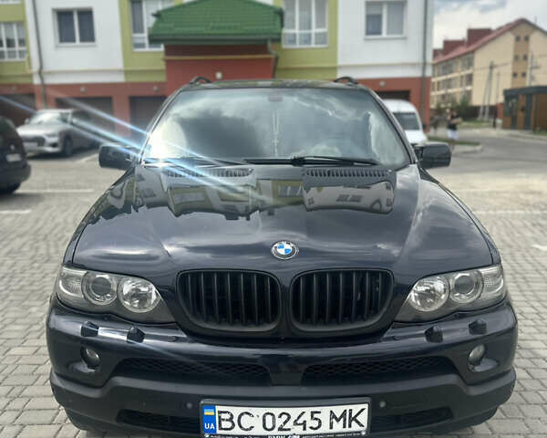 Синий БМВ Х5, объемом двигателя 3 л и пробегом 122 тыс. км за 13500 $, фото 1 на Automoto.ua