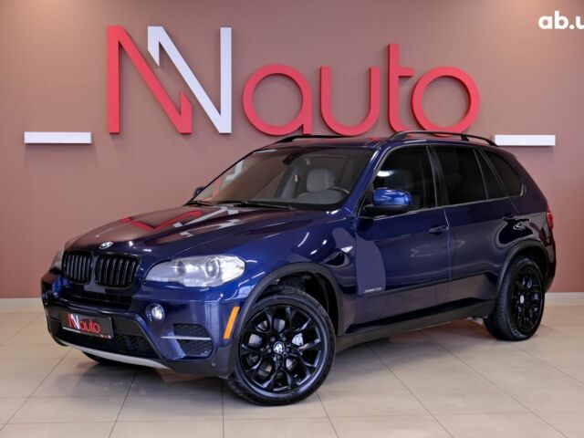 Синий БМВ Х5, объемом двигателя 3 л и пробегом 190 тыс. км за 12900 $, фото 1 на Automoto.ua