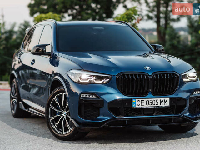 Синій БМВ Х5, об'ємом двигуна 3 л та пробігом 110 тис. км за 61500 $, фото 1 на Automoto.ua