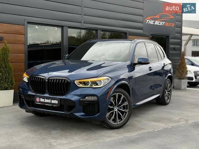 Синий БМВ Х5, объемом двигателя 3 л и пробегом 122 тыс. км за 46999 $, фото 1 на Automoto.ua
