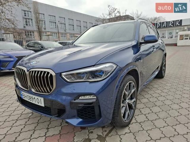 Синий БМВ Х5, объемом двигателя 4.39 л и пробегом 80 тыс. км за 57500 $, фото 1 на Automoto.ua