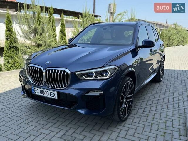 Синий БМВ Х5, объемом двигателя 3 л и пробегом 108 тыс. км за 66000 $, фото 1 на Automoto.ua