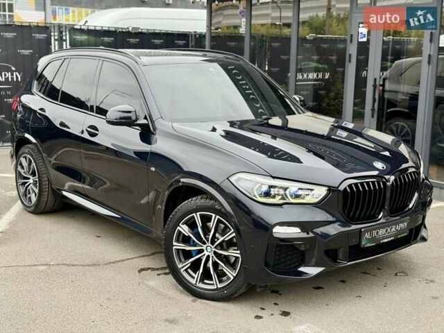 Синий БМВ Х5, объемом двигателя 3 л и пробегом 103 тыс. км за 55900 $, фото 1 на Automoto.ua