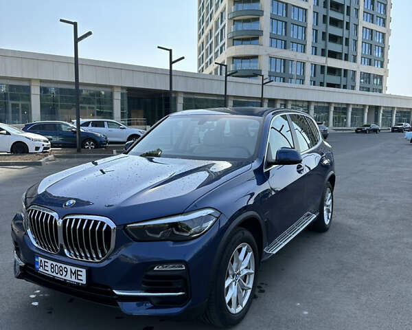 Синий БМВ Х5, объемом двигателя 3 л и пробегом 59 тыс. км за 59900 $, фото 1 на Automoto.ua