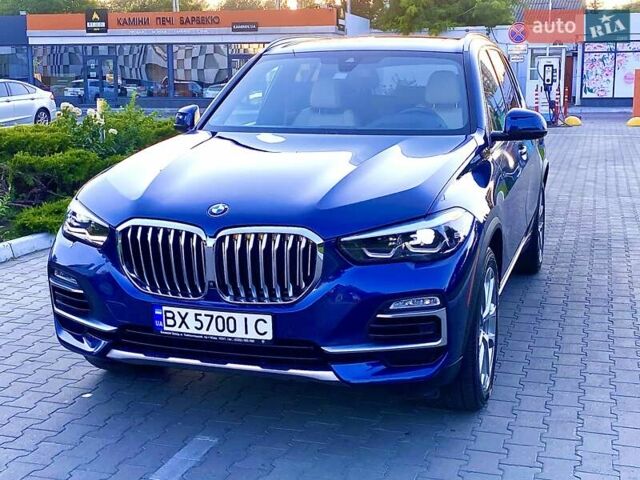 Синій БМВ Х5, об'ємом двигуна 3 л та пробігом 39 тис. км за 43300 $, фото 1 на Automoto.ua