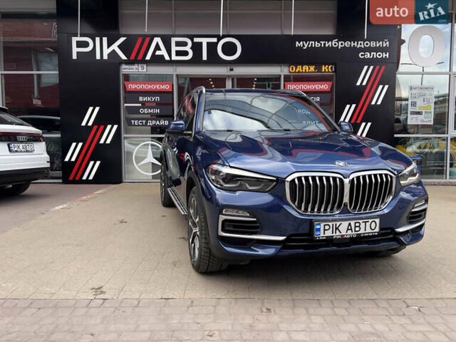Синий БМВ Х5, объемом двигателя 3 л и пробегом 91 тыс. км за 59900 $, фото 1 на Automoto.ua