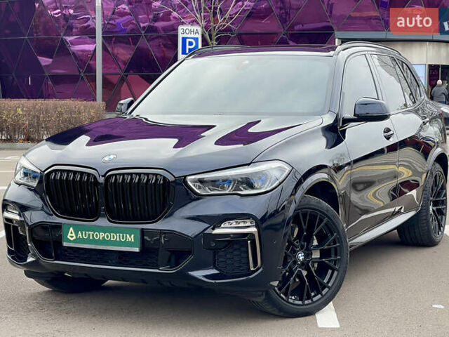 Синий БМВ Х5, объемом двигателя 3 л и пробегом 68 тыс. км за 68999 $, фото 1 на Automoto.ua