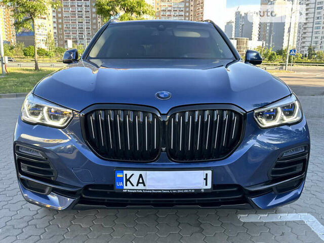 Синій БМВ Х5, об'ємом двигуна 3 л та пробігом 86 тис. км за 75000 $, фото 1 на Automoto.ua