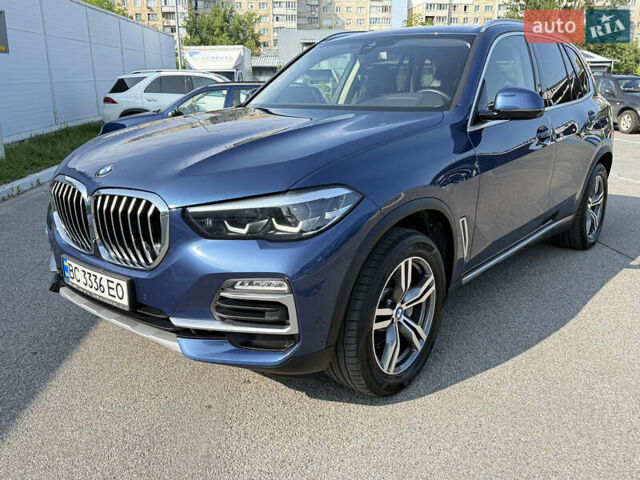 Синий БМВ Х5, объемом двигателя 2.99 л и пробегом 76 тыс. км за 68900 $, фото 1 на Automoto.ua