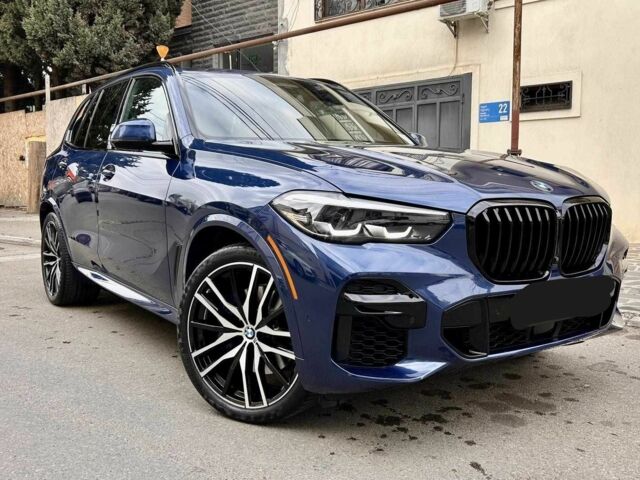 Синий БМВ Х5, объемом двигателя 3 л и пробегом 25 тыс. км за 33000 $, фото 1 на Automoto.ua