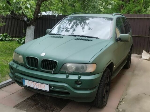 Зеленый БМВ Х5, объемом двигателя 3 л и пробегом 397 тыс. км за 4500 $, фото 1 на Automoto.ua