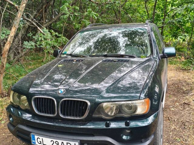 Зеленый БМВ Х5, объемом двигателя 3 л и пробегом 334 тыс. км за 5500 $, фото 1 на Automoto.ua