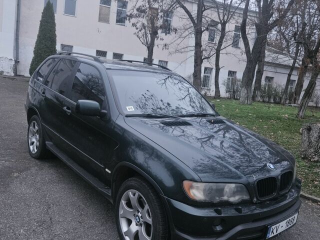 Зеленый БМВ Х5, объемом двигателя 3 л и пробегом 307 тыс. км за 4700 $, фото 1 на Automoto.ua