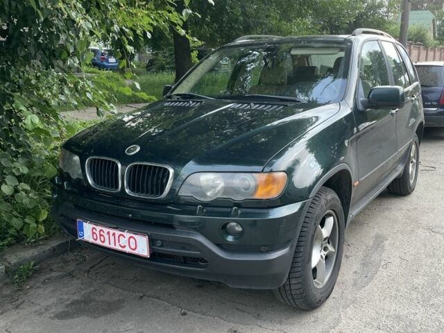 Зеленый БМВ Х5, объемом двигателя 3 л и пробегом 310 тыс. км за 4900 $, фото 1 на Automoto.ua