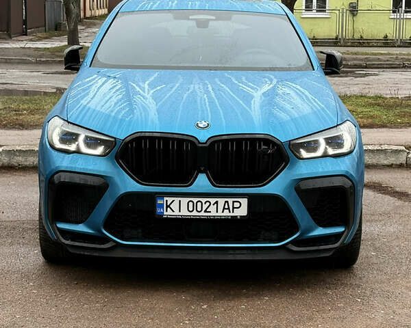 Синий БМВ Х6 М, объемом двигателя 4.39 л и пробегом 28 тыс. км за 132000 $, фото 1 на Automoto.ua