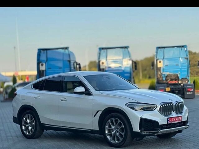 Білий БМВ Х6, об'ємом двигуна 3 л та пробігом 105 тис. км за 61500 $, фото 1 на Automoto.ua