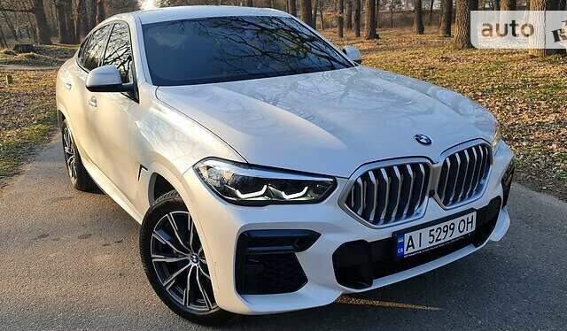 Белый БМВ Х6, объемом двигателя 3 л и пробегом 7 тыс. км за 75000 $, фото 1 на Automoto.ua