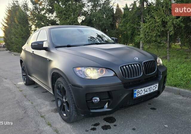 Черный БМВ Х6, объемом двигателя 3 л и пробегом 181 тыс. км за 15500 $, фото 1 на Automoto.ua