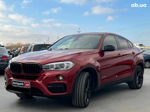 Красный БМВ Х6, объемом двигателя 3 л и пробегом 112 тыс. км за 41390 $, фото 1 на Automoto.ua