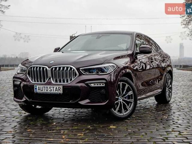 Красный БМВ Х6, объемом двигателя 3 л и пробегом 116 тыс. км за 64500 $, фото 1 на Automoto.ua