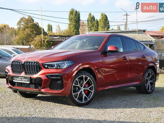 Красный БМВ Х6, объемом двигателя 3 л и пробегом 1 тыс. км за 94000 $, фото 1 на Automoto.ua