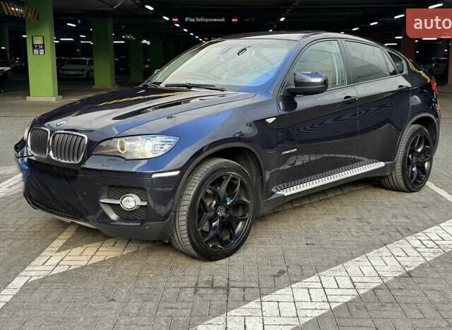 Синий БМВ Х6, объемом двигателя 3 л и пробегом 180 тыс. км за 19000 $, фото 1 на Automoto.ua