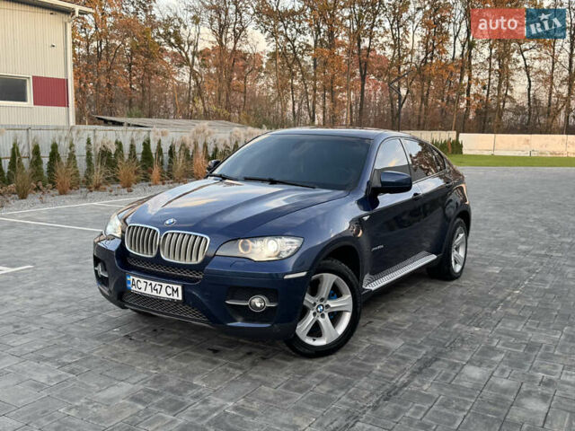 Синий БМВ Х6, объемом двигателя 3 л и пробегом 245 тыс. км за 21500 $, фото 1 на Automoto.ua