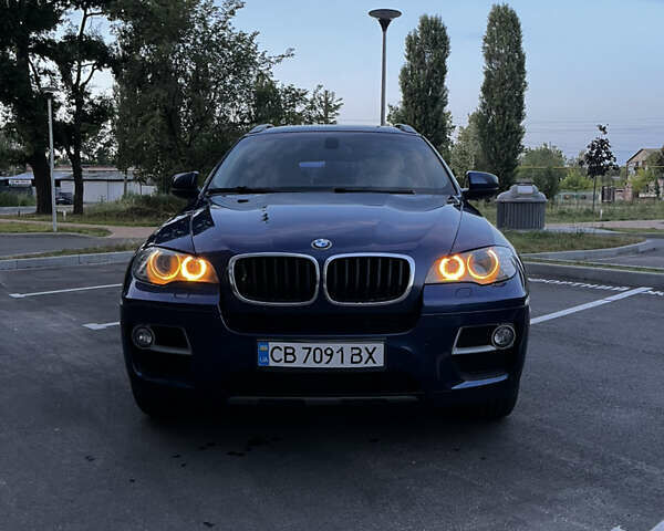 Синий БМВ Х6, объемом двигателя 3 л и пробегом 260 тыс. км за 21500 $, фото 1 на Automoto.ua