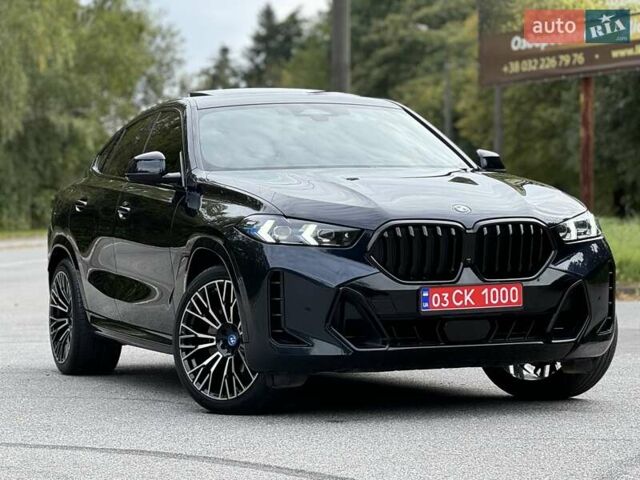 Синий БМВ Х6, объемом двигателя 3 л и пробегом 58 тыс. км за 89900 $, фото 1 на Automoto.ua
