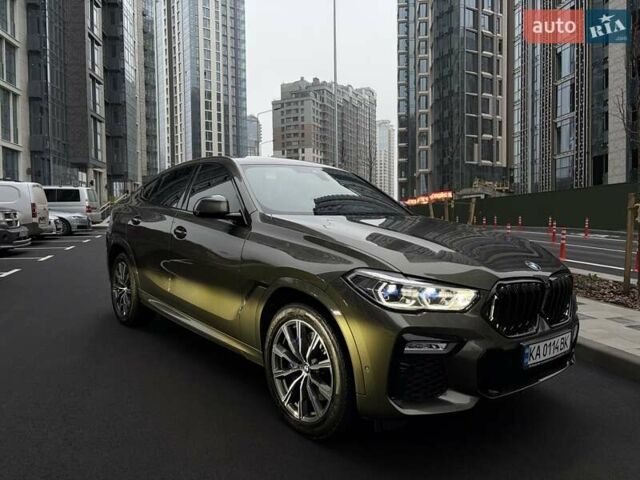 Зеленый БМВ Х6, объемом двигателя 2.99 л и пробегом 63 тыс. км за 77000 $, фото 1 на Automoto.ua