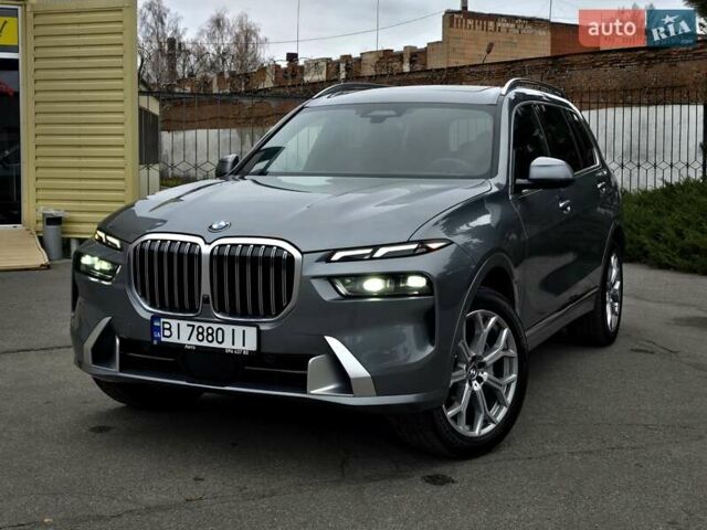 Серый БМВ X7, объемом двигателя 3 л и пробегом 63 тыс. км за 91000 $, фото 1 на Automoto.ua