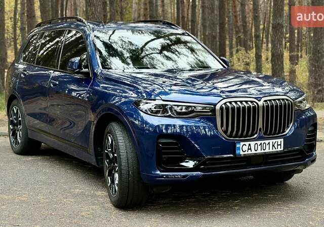 Синий БМВ X7, объемом двигателя 3 л и пробегом 103 тыс. км за 56500 $, фото 1 на Automoto.ua