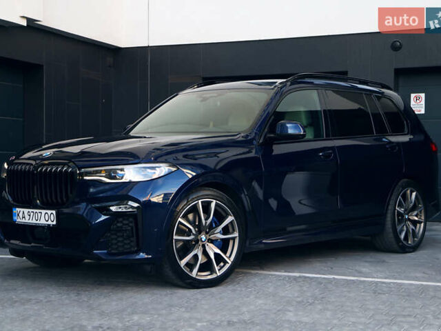 Синий БМВ X7, объемом двигателя 4.4 л и пробегом 85 тыс. км за 78000 $, фото 1 на Automoto.ua