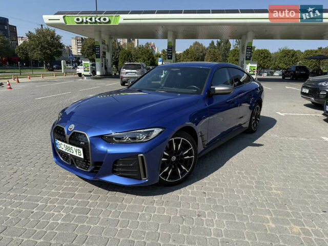 Синий БМВ i4, объемом двигателя 0 л и пробегом 36 тыс. км за 48500 $, фото 1 на Automoto.ua
